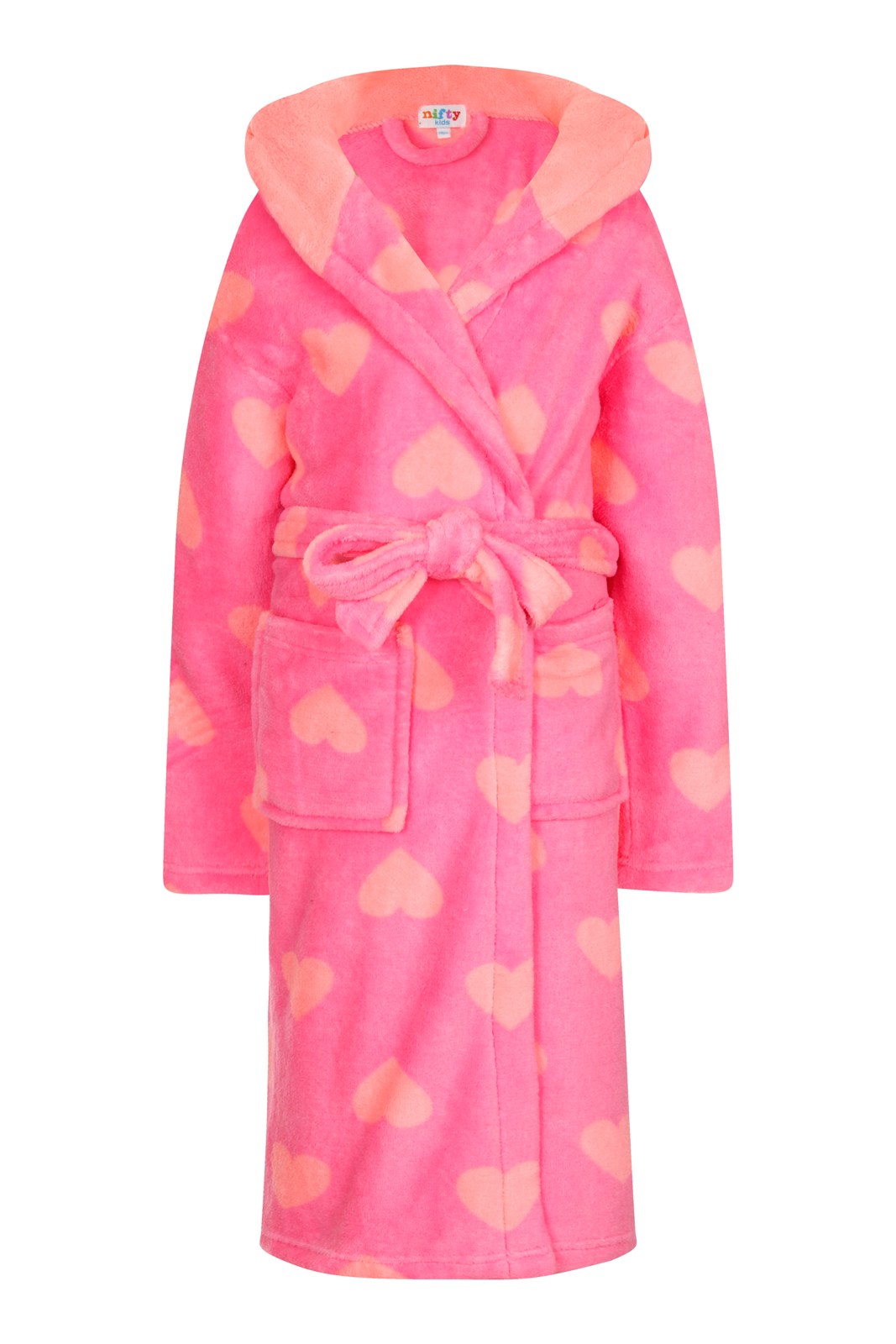 Kids Girls Fleece Bath Robe Dressing Gown Housecoat Childrens Xmas Gift